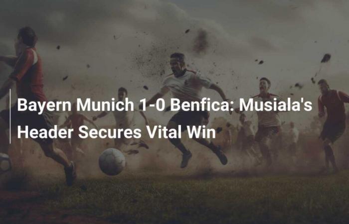 Bayern Munich 1-0 Benfica: Musiala header secures vital victory