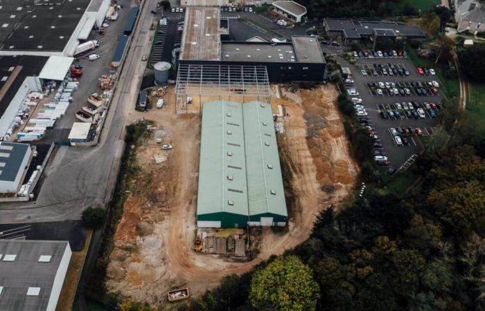 Extension of the Petit Vapoteur. The first images seen from the sky of the construction site