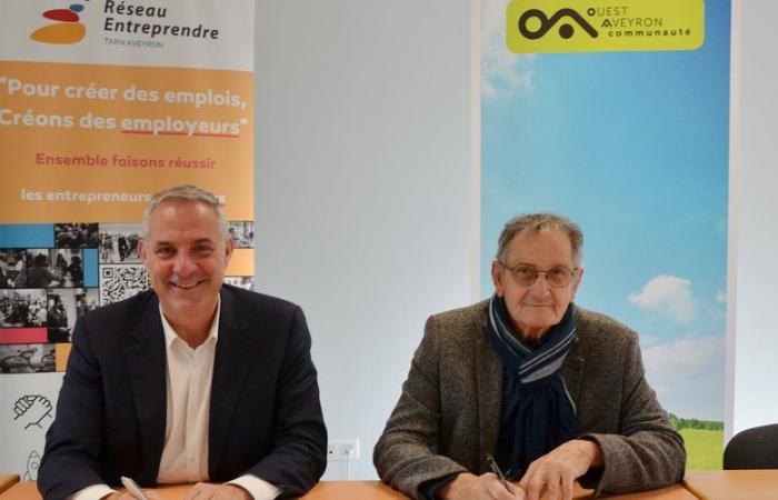 Villefranche-de-Rouergue. Economy. Ouest Aveyron community and Reseau Entreprendre Tarn Aveyron strengthen their partnership