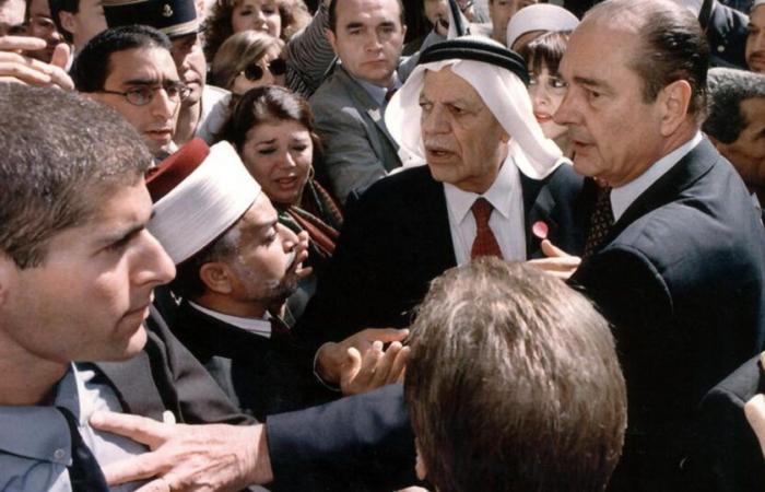 the memory of Jacques Chirac’s anger in Jerusalem in 1996