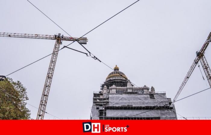 The colossal construction site of the Brussels Courthouse is “on schedule”: the main facade freed from its scaffolding by the end of 2025