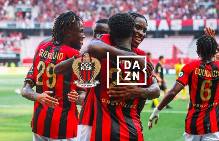 DAZN becomes official supplier and media partner of OGC Nice for a historic season!