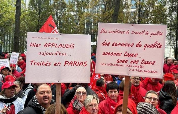 Massive demonstration in Brussels this Thursday: “Austerity seriously harms health”, thousands of people chant