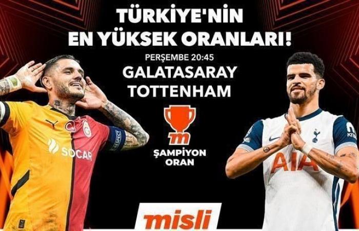 Galatasaray hosts English giant Tottenham | Galatasaray is in a difficult corner in Europe