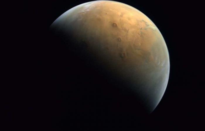 Possible presence of an ancient ocean on Mars