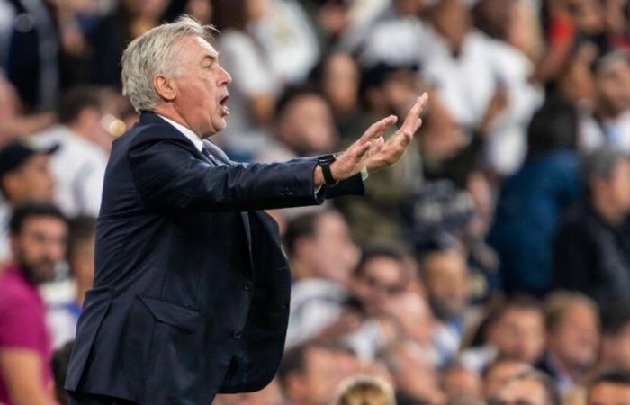 A player's wife attacks Ancelotti!