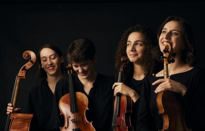 Monflanquin. The Magenta Quartet in concert Saturday evening