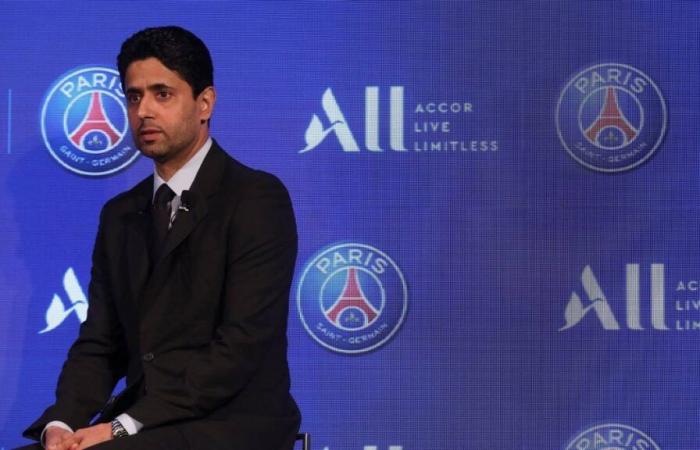 Nasser al-Khelaïfi spoke to the players