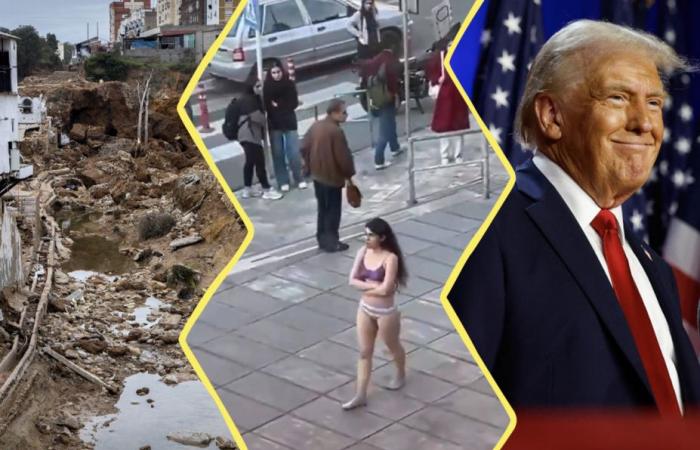 Floods in Spain, a courageous Iranian woman and Donald Trump as president.