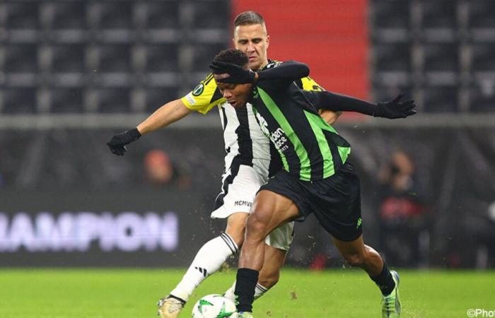 Despite a very light red card Denkey: Cercle Brugge survives half with less man in Austria