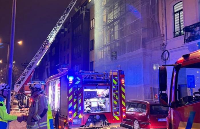 Fire in the former residence of Emile Bockstael in Laeken