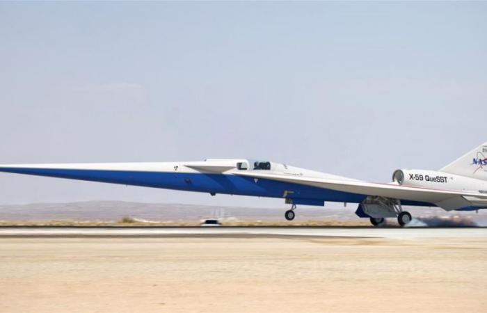 X-59: NASA turns on the engine of its “silent” supersonic plane