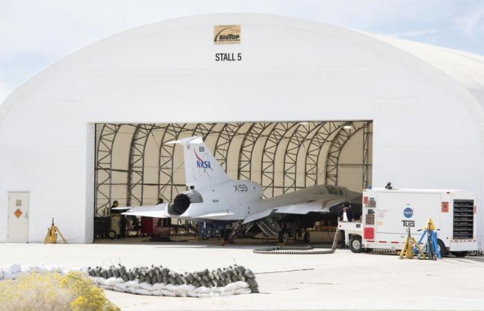 X-59: NASA turns on the engine of its “silent” supersonic plane