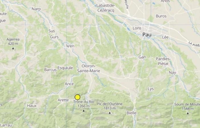 Two earthquakes of magnitude 2.6 felt in the Pyrenees and Béarn