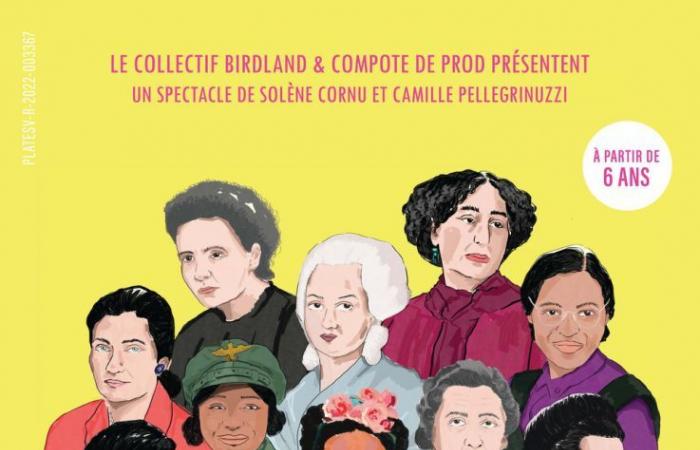 Les Audacieuses, the family show about extraordinary women in the Nouvelle Seine