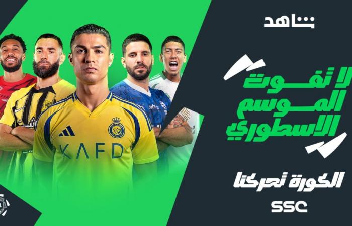 Schedule of matches today, Thursday, November 7, 2024, in the Saudi Roshan League, broadcast channels, and commentators