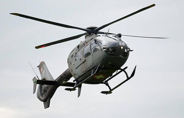 Swiss army helicopter crashes in the canton of Obwalden