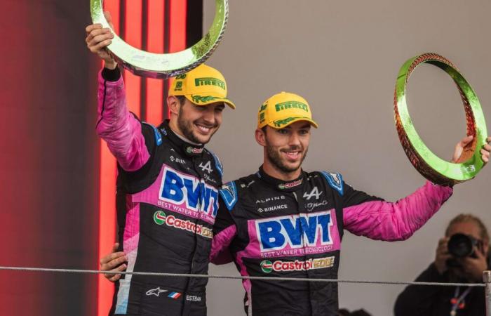 Genius ! He bets one euro on the podium of Ocon and Gasly and wins 125,000 euros