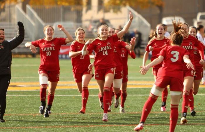 Good start for the Rouge et Or at the Canadian women’s soccer championship in Halifax