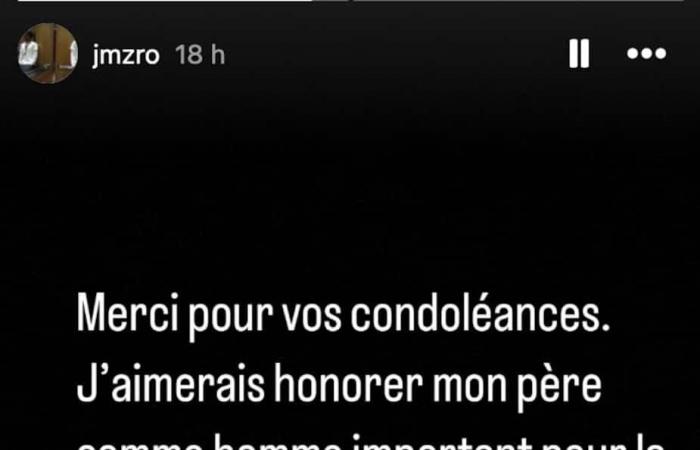 Julien, the son of Herby Moreau, breaks his silence a few days after the death of his father