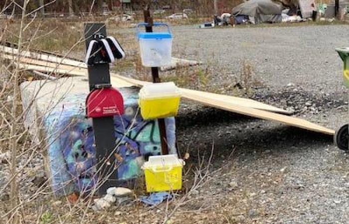 “It’s sad… it’s probably the fentanyl”: a young homeless person reportedly died of an overdose in a homeless encampment