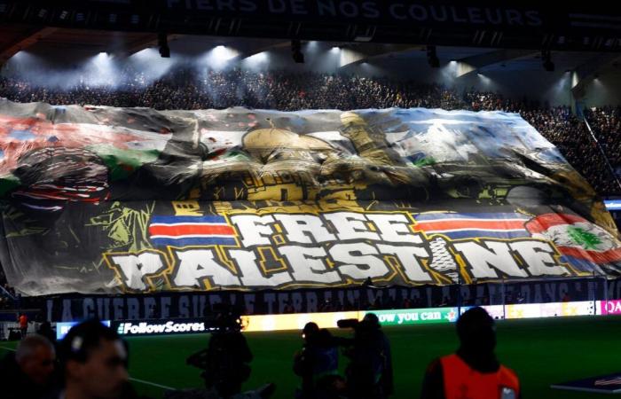 The Minister of the Interior condemns the tifo deployed by PSG supporters in support of the Palestinians