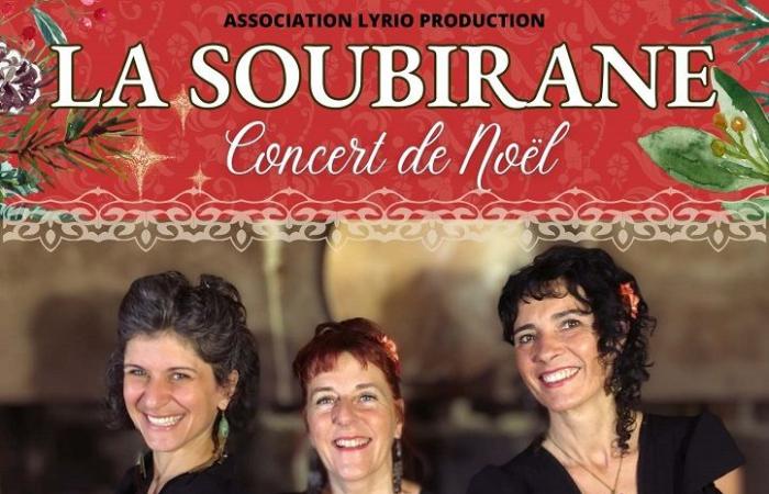 Christmas concert La Soubirane Figeac Sunday December 8, 2024