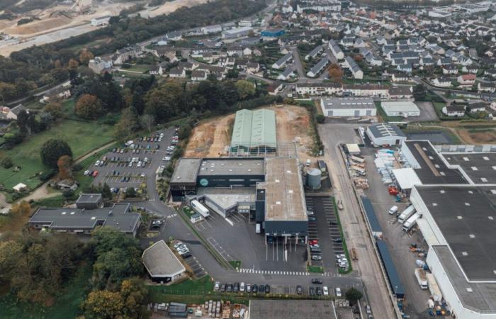 Extension of the Petit Vapoteur. The first images seen from the sky of the construction site