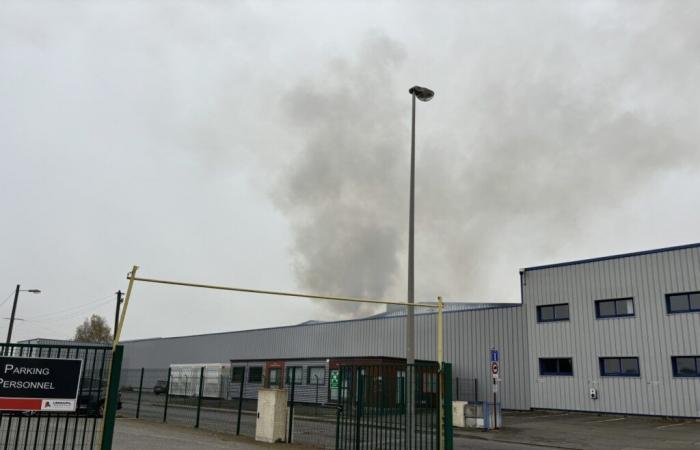 Fire in the Legoupil company in Vire Normandy: 26 firefighters deployed