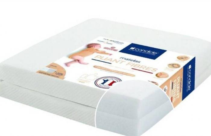 a folding baby mattress recalled throughout France