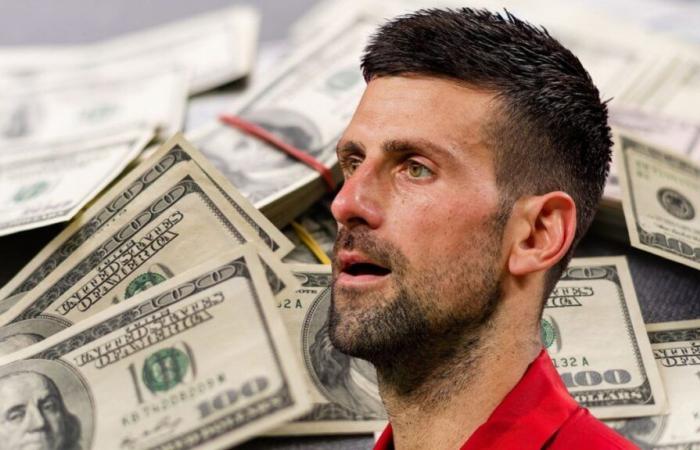 Djokovic saves 200,000 francs with his injury