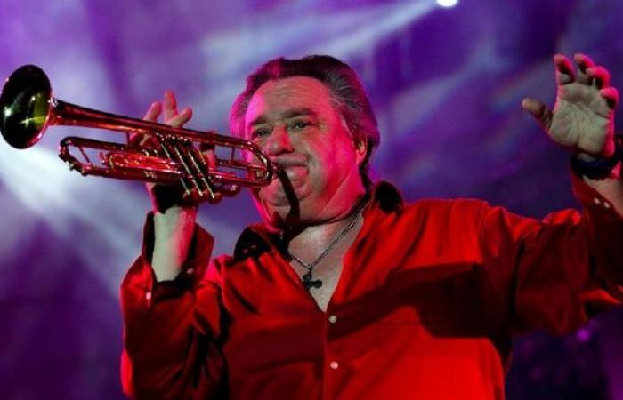 Jean-Claude Borelly and his golden trumpet in concert