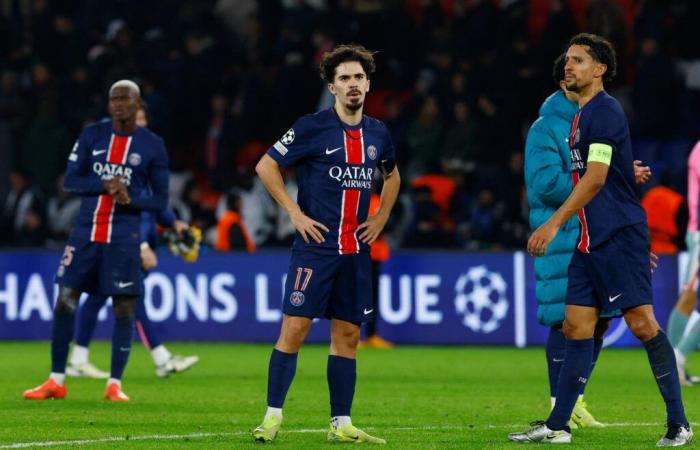 beaten at the end of the match, Paris turns into a lame duck of French football in the Champions League