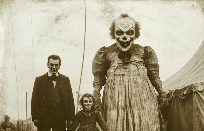 10 old photos of a horror fair