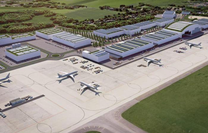 Additional parking for 15 #aircrafts and 4 new warehouses planned at Liege Airport