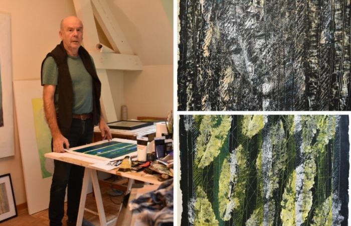 Michel Natier, former director of the museum, reconnects with his artistic loves