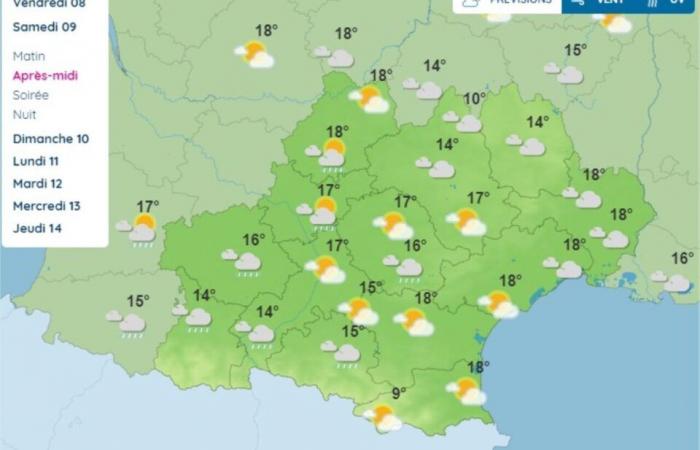 CARDS. Here are Météo France's forecasts for the long weekend of November 11 in Toulouse and Occitanie