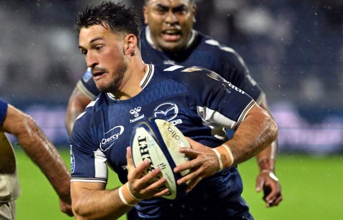 Pro D2: Clément Garrigues and George Tilsley at the center of attention during the match between Soyaux-Angoulême and SU Agen