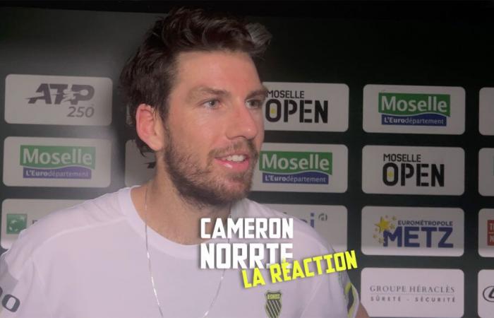 Cameron Norrie dismisses Corentin Moutet and advances to the final of the Moselle Open