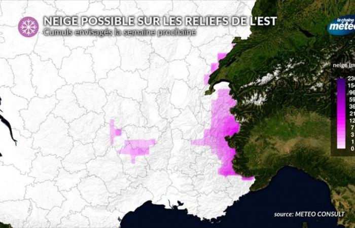 Next week: return of snow to the mountains