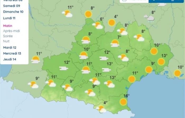 CARDS. Here are Météo France's forecasts for the long weekend of November 11 in Toulouse and Occitanie