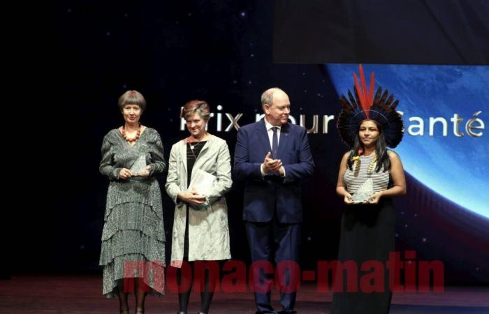 Prince Albert II of Monaco presented his Foundation's prizes to three laureates who work for planetary health