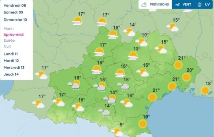 CARDS. Here are Météo France's forecasts for the long weekend of November 11 in Toulouse and Occitanie