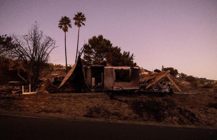 Firefighters gain ground amid destructive blaze near Los Angeles