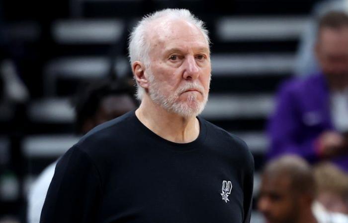 Gregg Popovich misses fourth straight game with undisclosed illness as San Antonio Spurs beat Portland Trail Blazers