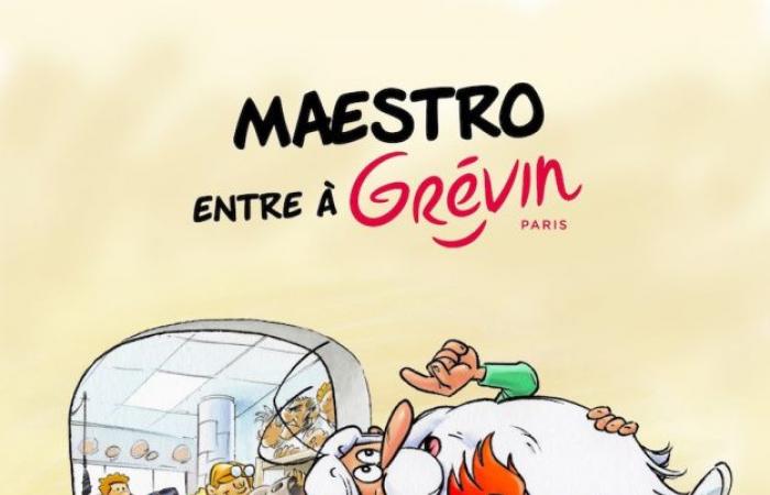 Maestro, the hero of “Once upon a time”, enters the Grévin museum