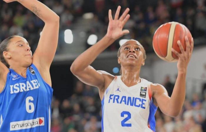 At the France-Israel basketball match in Caen, each French basket brought in €30