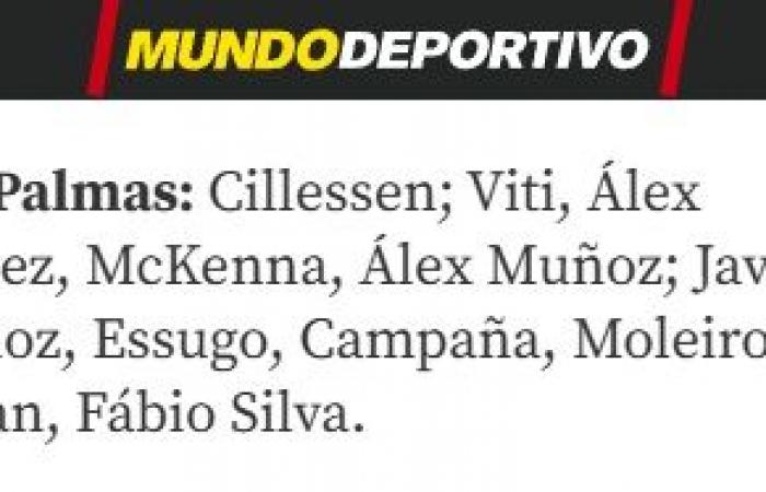 The probable lineups of Las Palmas for matchday 13 according to the specialized press