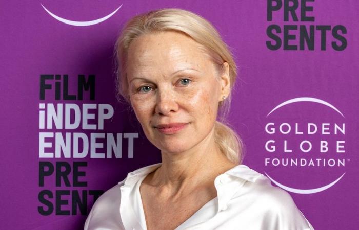 Pamela Anderson’s makeup-free era lives on at ‘The Last Showgirl’ LA premiere