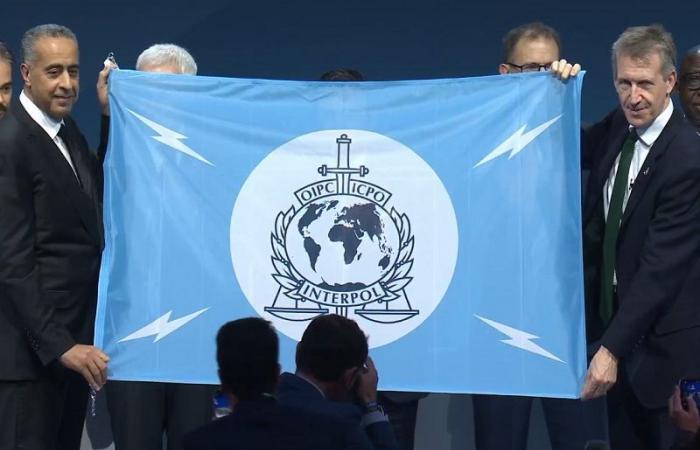 Morocco receives the flag to host the 93rd General Assembly of Interpol